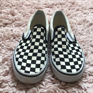 checkered Vans